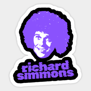 Richard simmons ||| retro Sticker